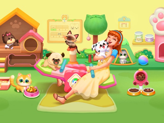 Little Panda's Girls Town iPad screenshot 4 - Education app