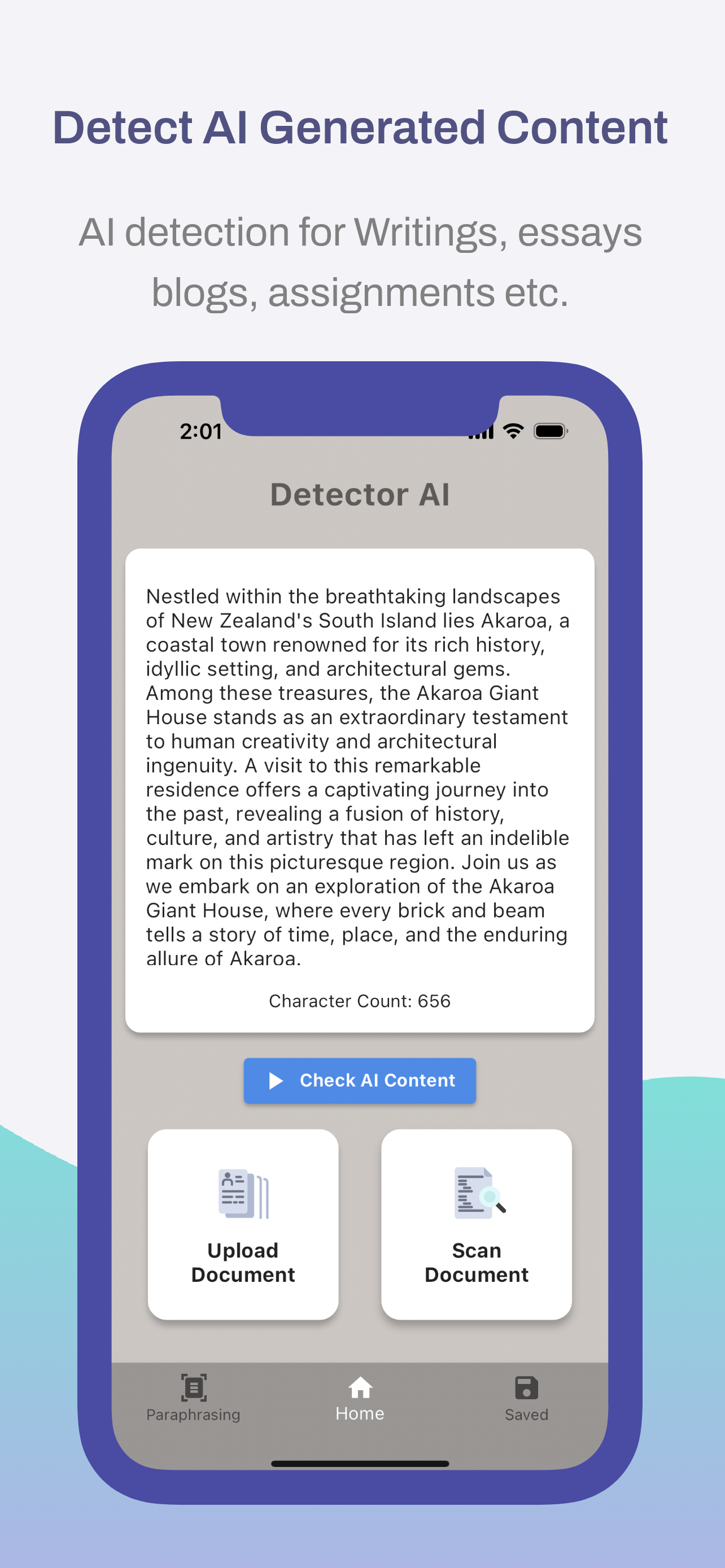 AI Writing Detector - ScanAI