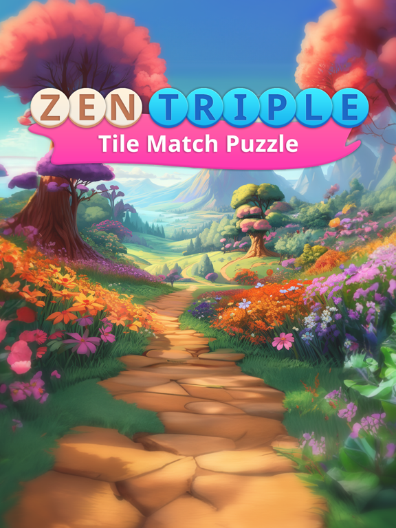 Zen Triple - Tile Match Puzzle iPad screenshot 6 - Games app
