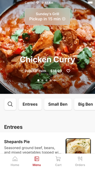 App screenshot