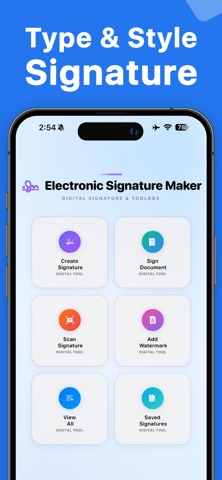 Signature Maker - Scan Sign iPhone screenshot