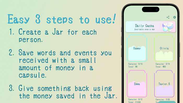 CapsuleJoy - Words to Gifts