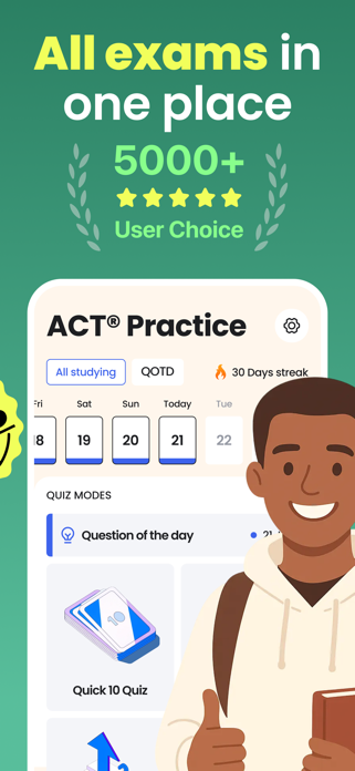 ACT Practice Exam Test Prep Screenshot 2 of 6