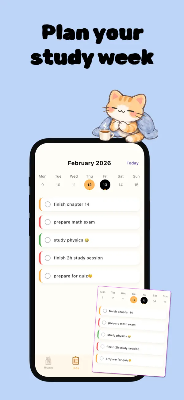 #5. Study Kitty: Study Timer (iOS) 게시자: Jushkinbek Bekniyozov