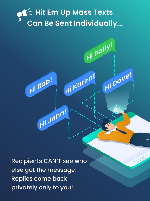 Screenshot #5 pour Hit Em Up: Mass Text Bulk SMS