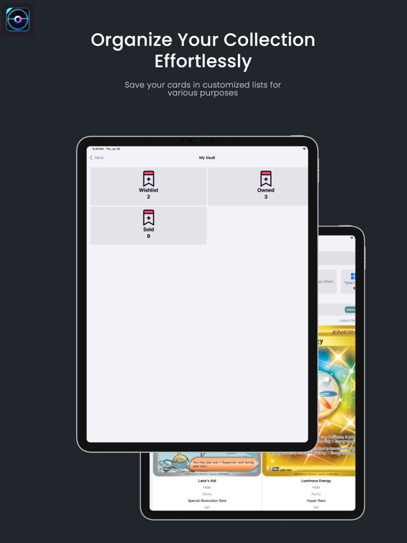 Poke TCG Vault - Card Value iPad screenshot 3 - Reference app