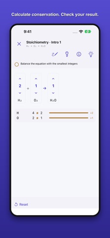 ChemBench: Equation Balancer iPhone screenshot