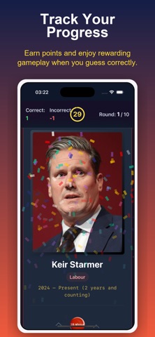 UK Prime Ministers Timeline iPhone screenshot