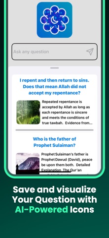 Islamic AI | Quran & Sunnah iPhone screenshot