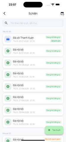Bóng Đá Phủi VN iPhone screenshot 4