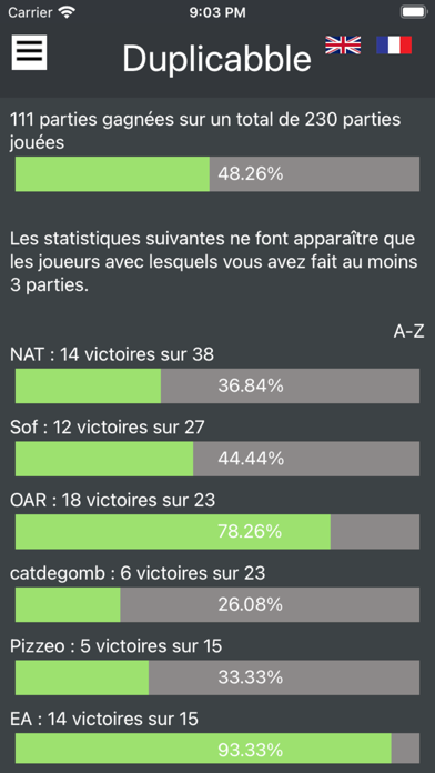 App screenshot
