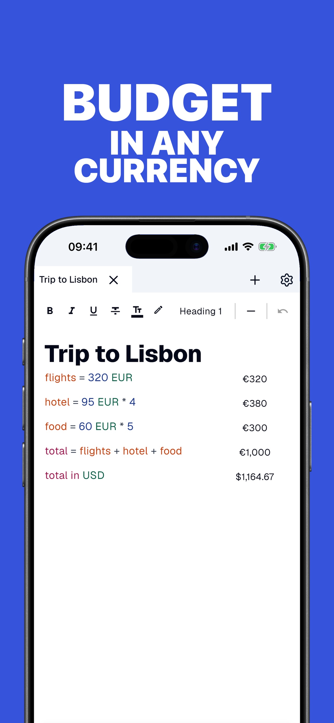 Screenshot 2 of Notes Calculator