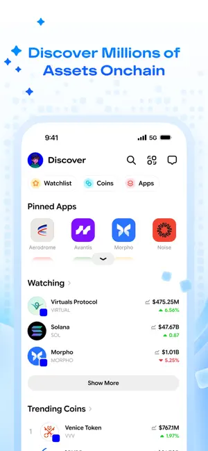 Base: Formerly Coinbase Wallet iPhone screenshot 2