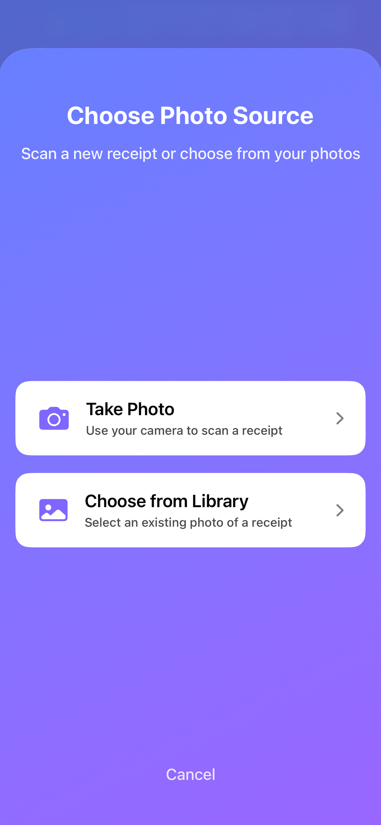 ReceiptScanApp screenshot 2