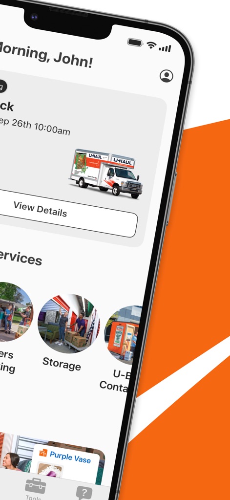 U-Haul - Personalized Dashboard