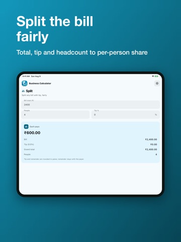 Business Calculator: Offline iPad screenshot