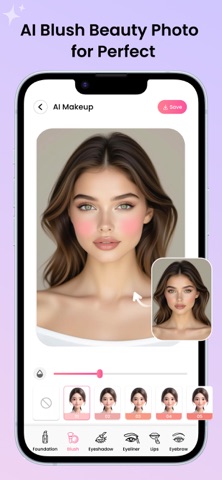 Face AI - Makeup Photo Editor iPhone screenshot