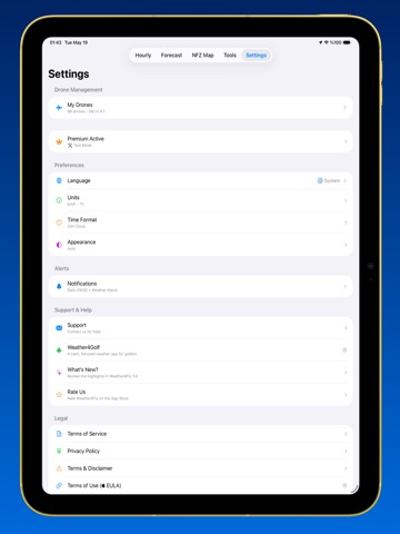 Погода дрона - Weather4Fly iPad screenshot 4