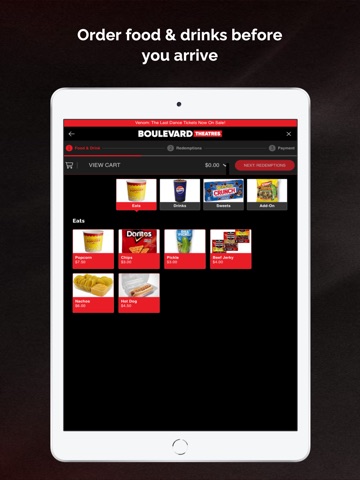 Boulevard Theatres iPad screenshot