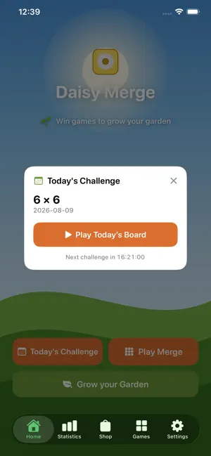 Daisy Garden Merge: 2048 screenshot 3