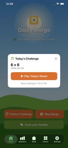 Daisy Garden Merge: 2048 screenshot 3