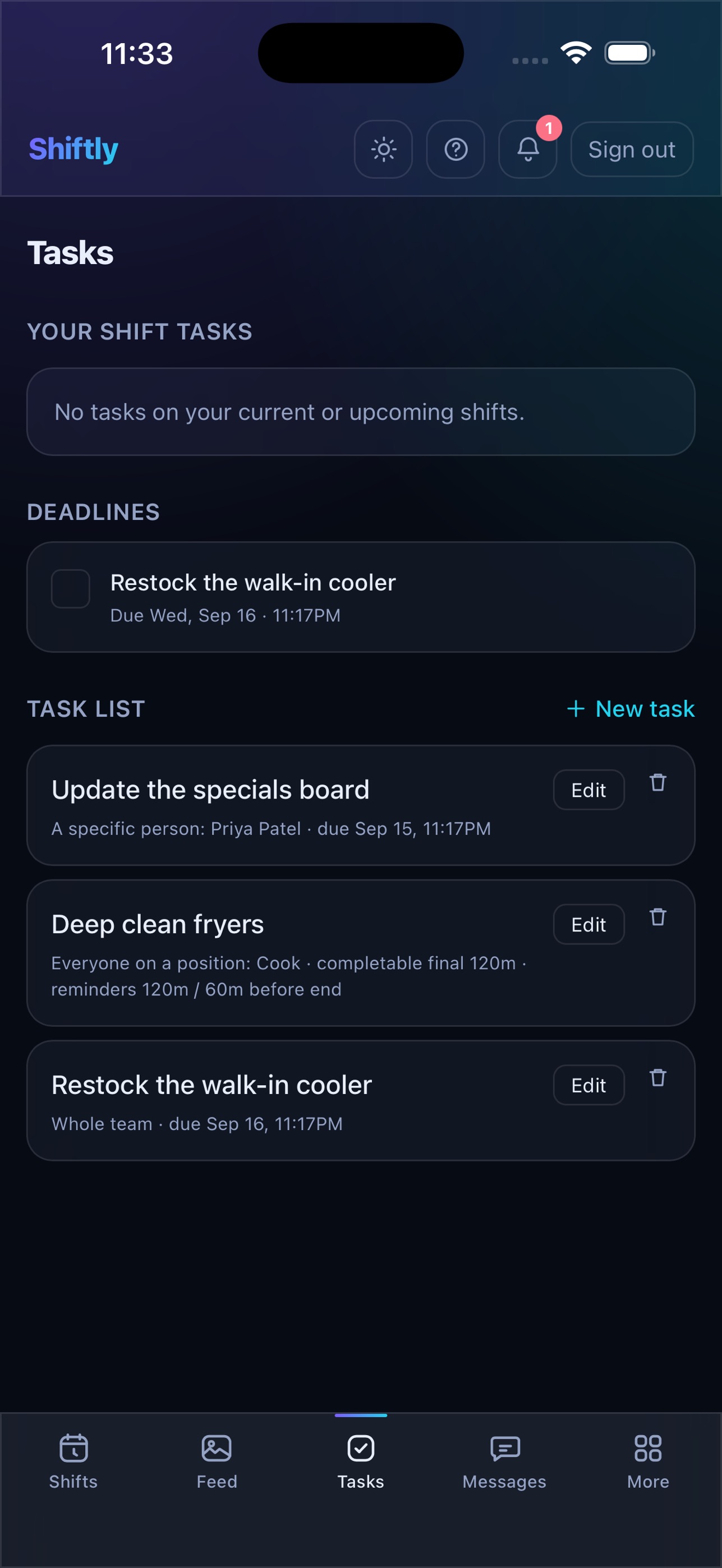 Screenshot 3 of Shiftly Scheduling