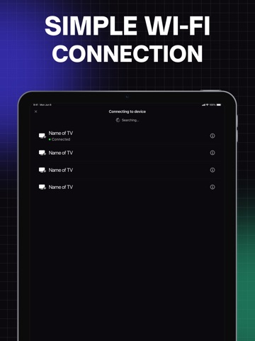 Ruko: Smart TV Remote Control iPad screenshot