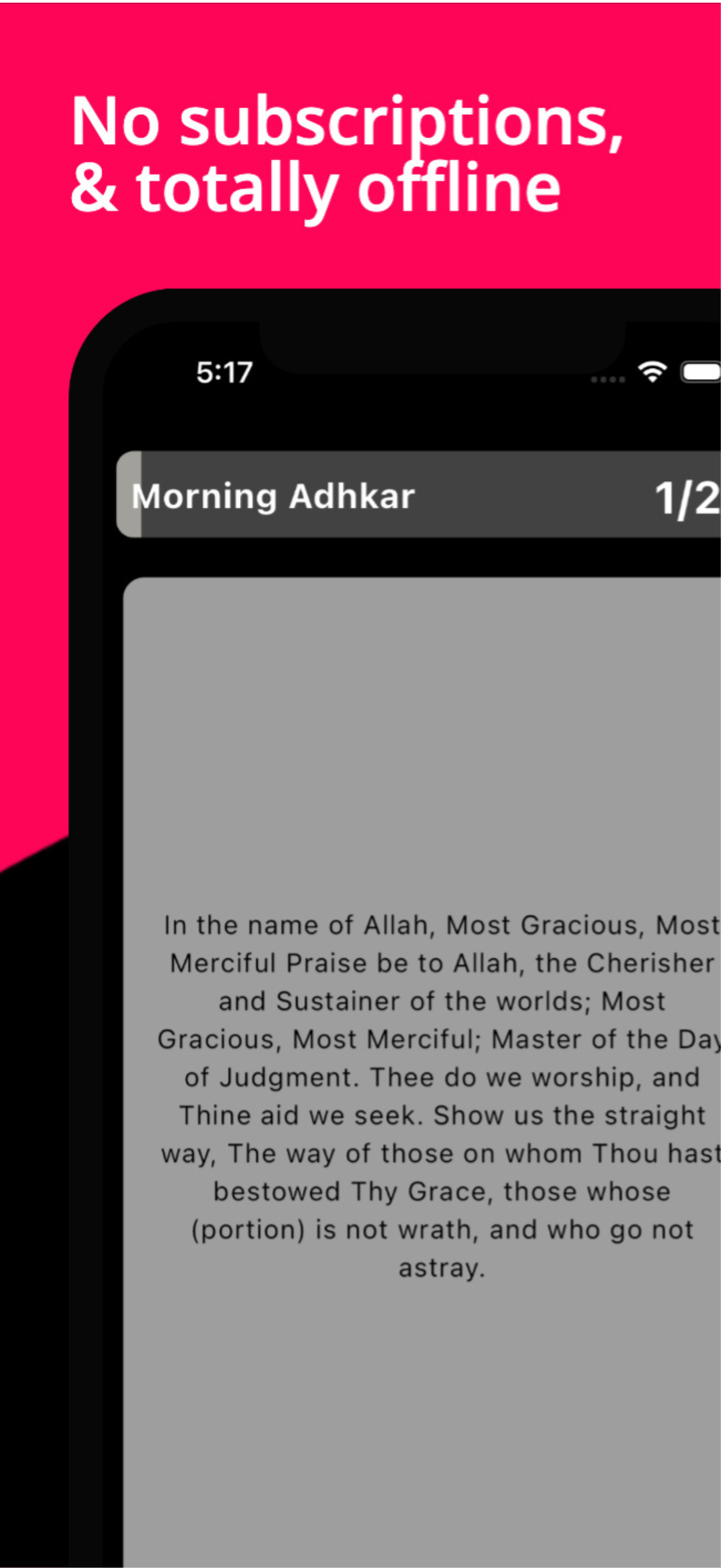 Adhkar - Morning & Evening Dua