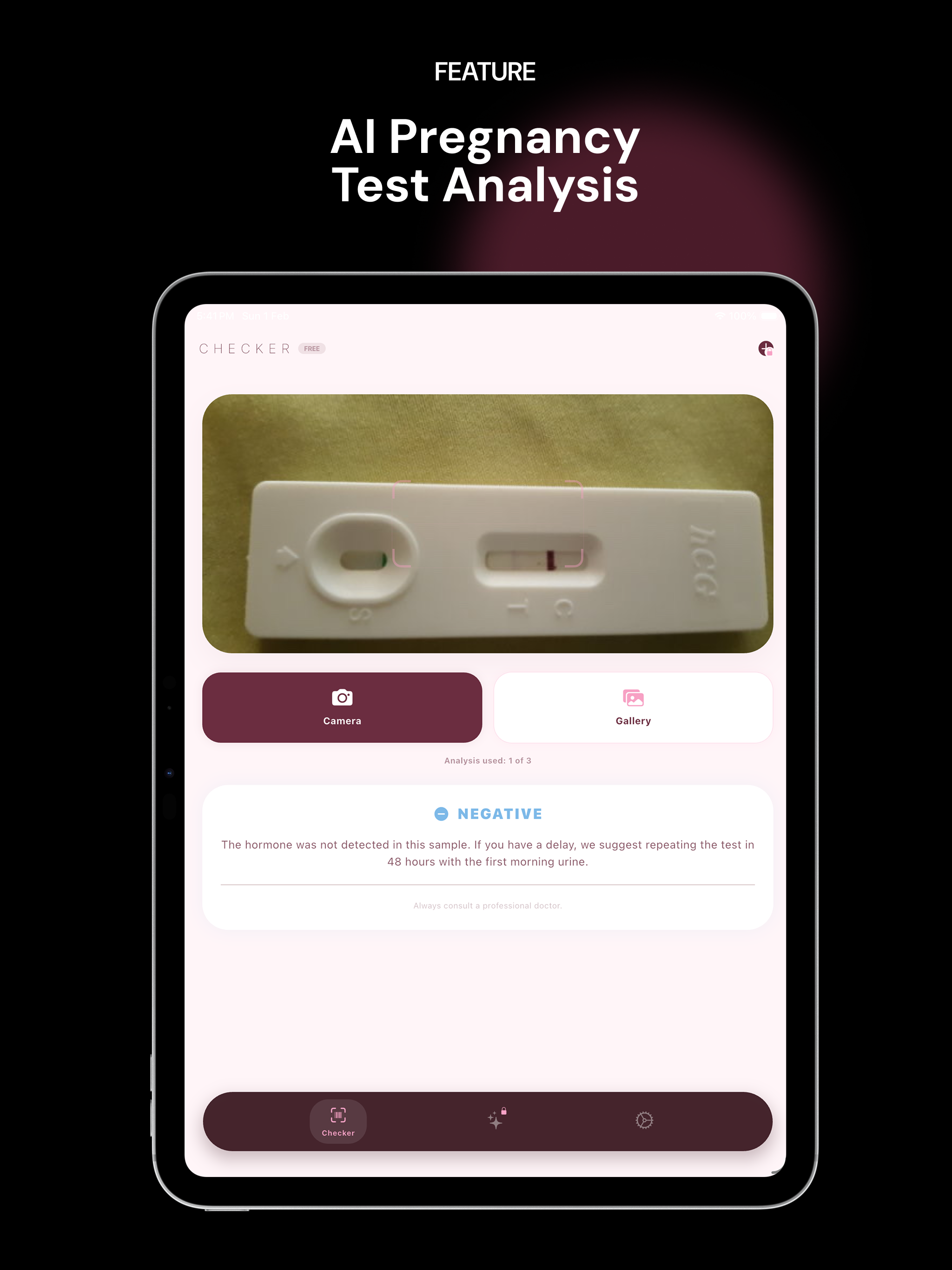 Pregnancy Test AI Checker