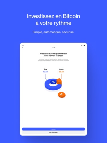 Bitstack : Épargner en Bitcoin iPad screenshot 2