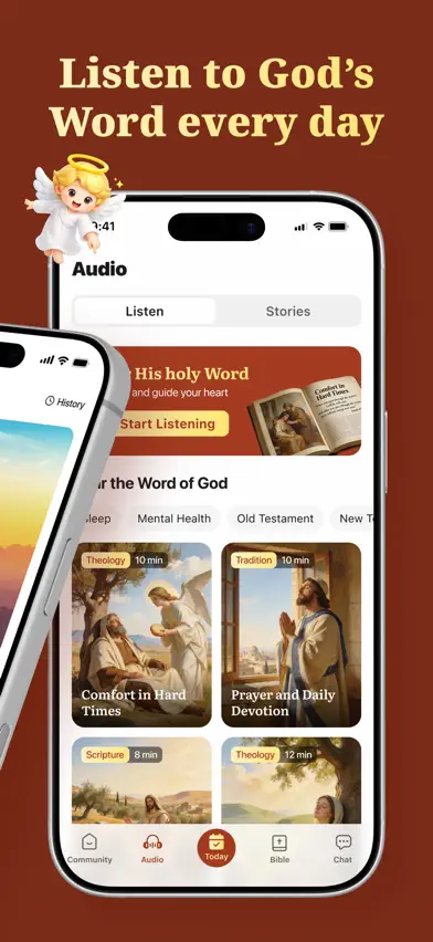 Bible Vod: Audio& Bible Chat screenshot 2