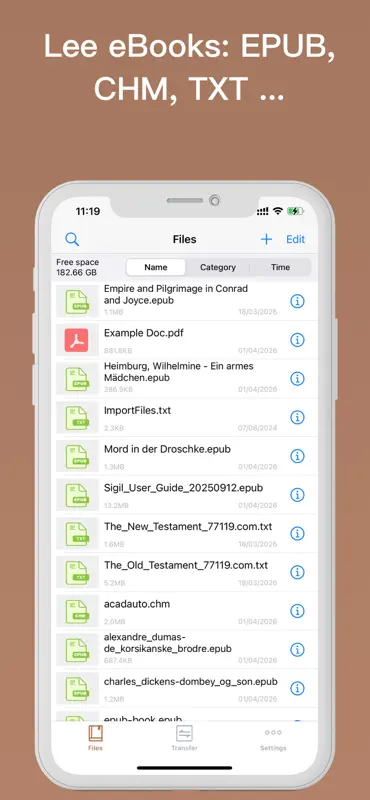 Lector Epub:leer libro,txt,pdf screenshot 1 of 5