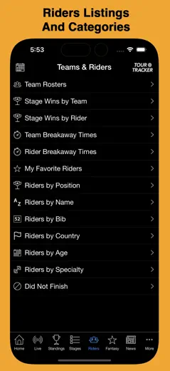 Tour Tracker Pro Cyclingのスクリーンショット（6/10）