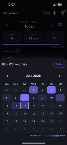 Ares: Gym Tracker screenshot