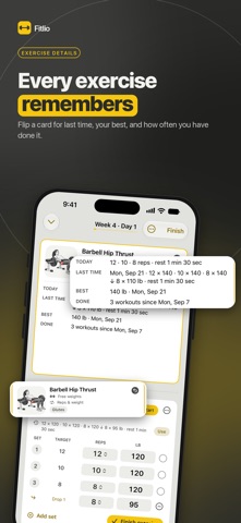 Fitlio: Workout Tracker Screenshot 8 of 9