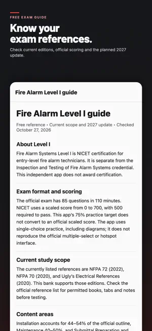 NICET Fire Alarm Prep 1 screenshot 2