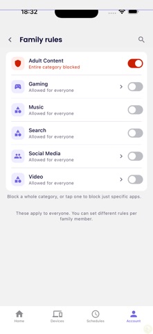 WhiteCat: Parental Controls Screenshot 2 of 4