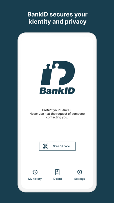 BankID säkerhetsapp Screenshot