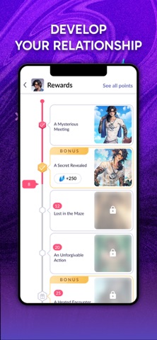 Dorian: Romantasy Games Hub iPhone screenshot