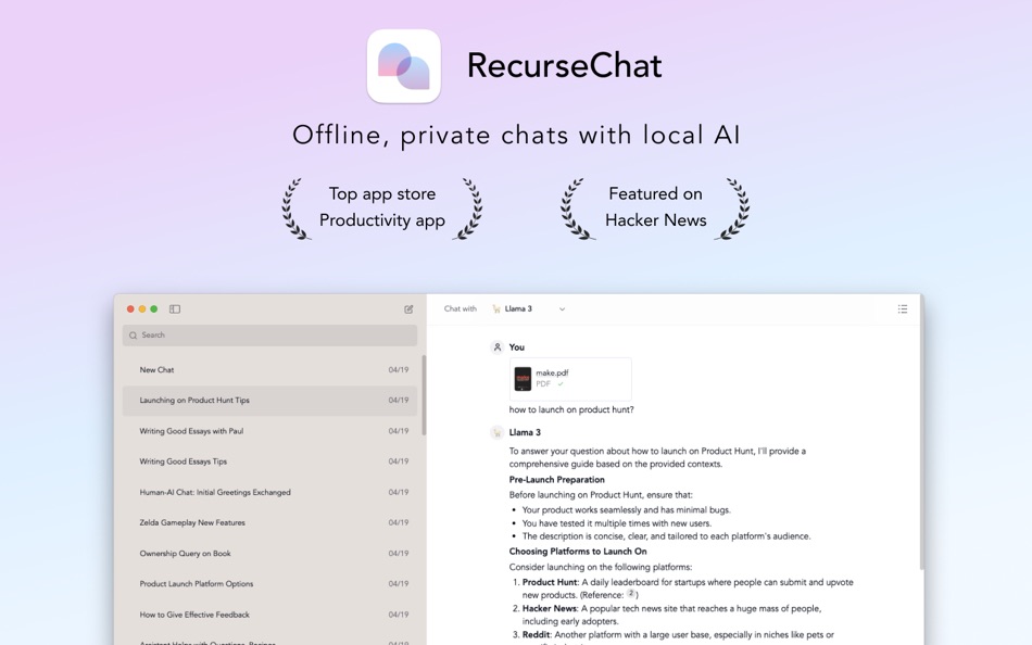 RecurseChat - 1.0.112 - (macOS)