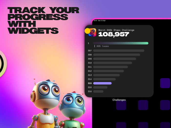 1 Better - step and activity