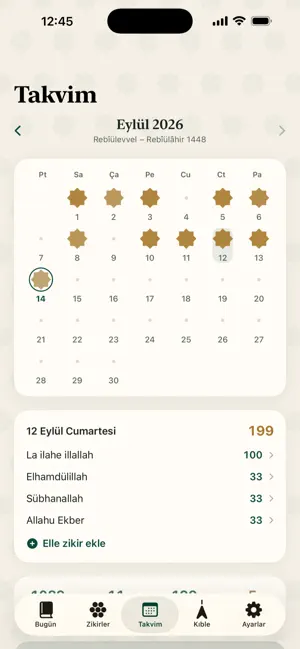 Zikir Defteri: Hadis ve Vakit screenshot 3