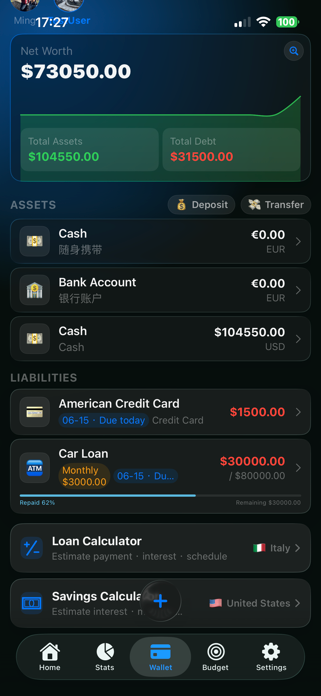 M Budget: Expense Tracker Screenshot 3 of 9
