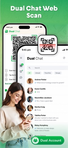 WA Web - Dual Chat Messenger Screenshot 1 of 9