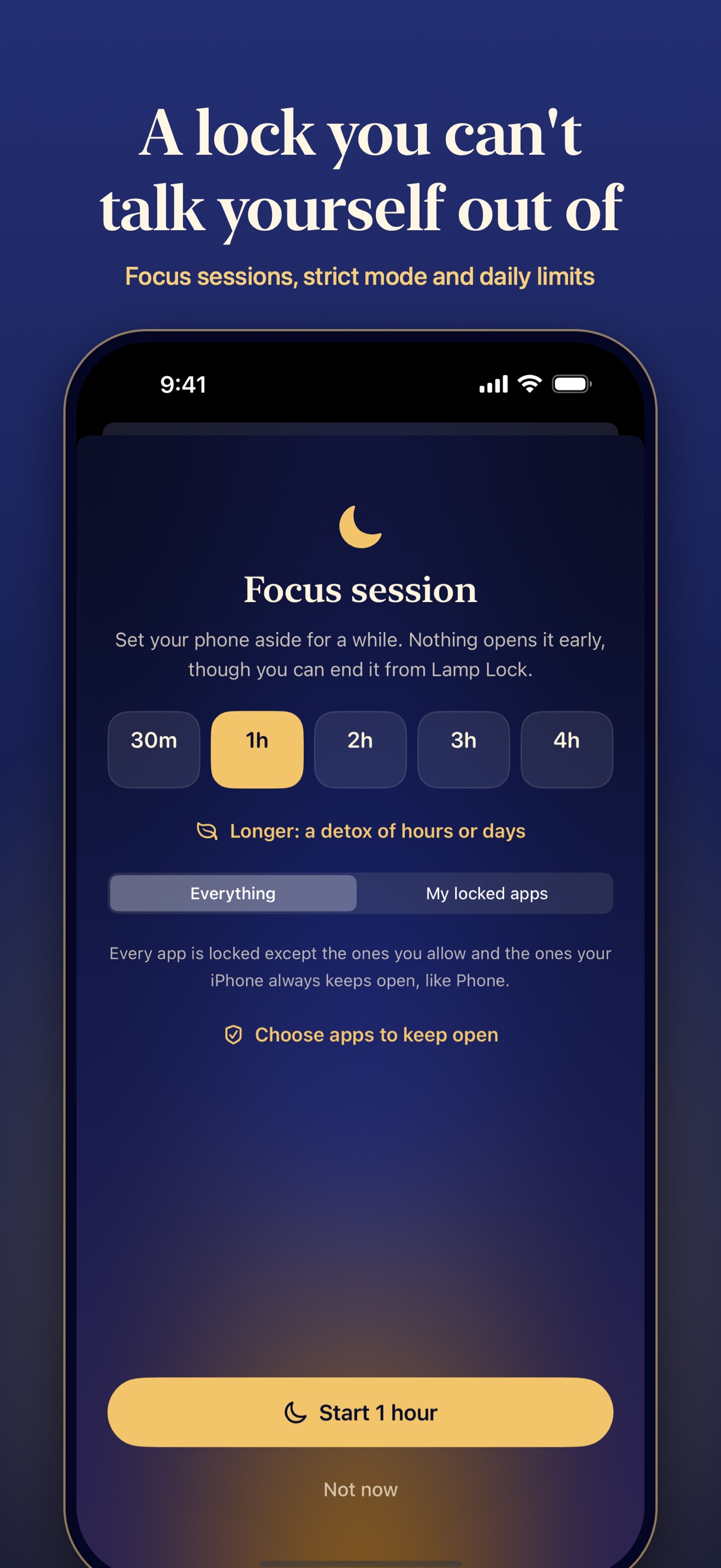 Screenshot 5 of Lamp Lock: Bible App Blocker