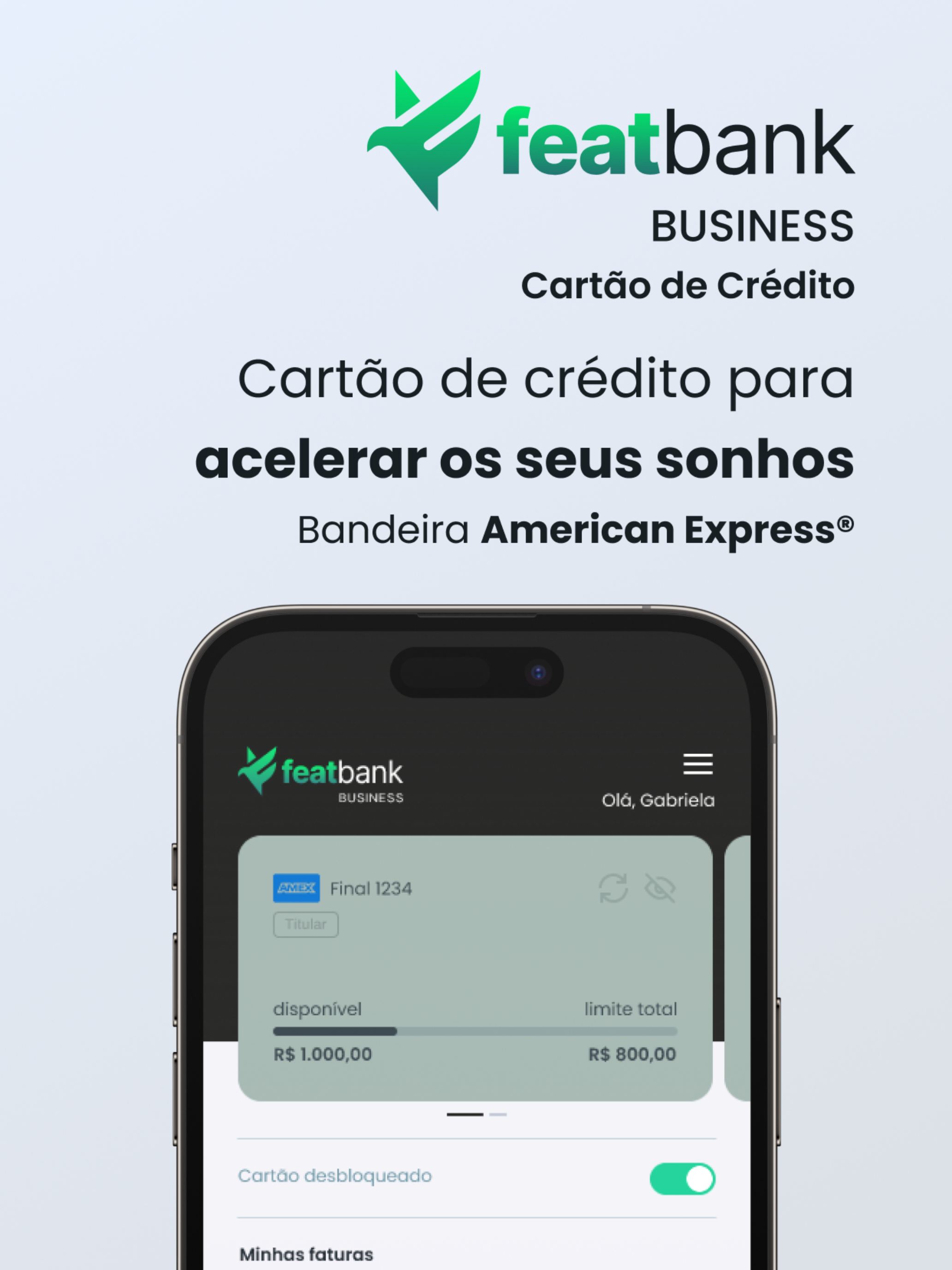 Featbank: Cartão Business