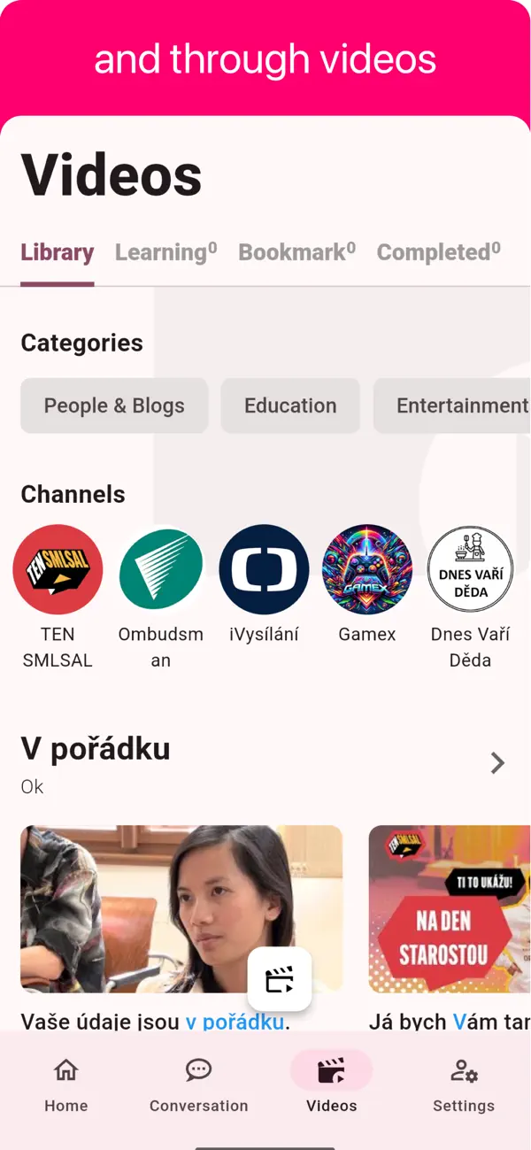 Screenshot #3 pour Czech - Listening Speaking