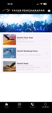 GKPB Fajar Pengharapan iPhone screenshot