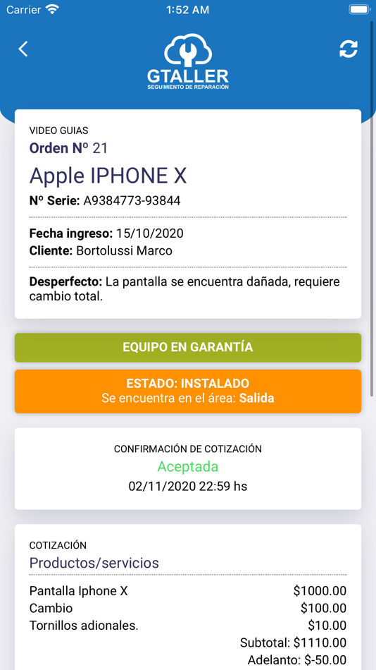 #3. GTaller (iOS) 由: Marco Bortolussi