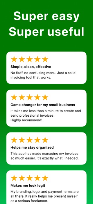 Invoice Maker - Simple & Fast Screenshot 2 of 5